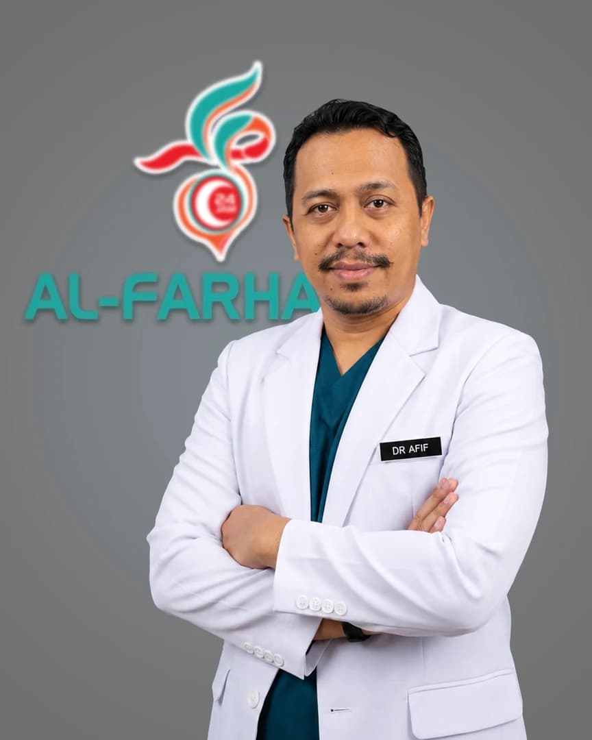 Potret Dr. Afif dari Pusat Rawatan Al-Farhain